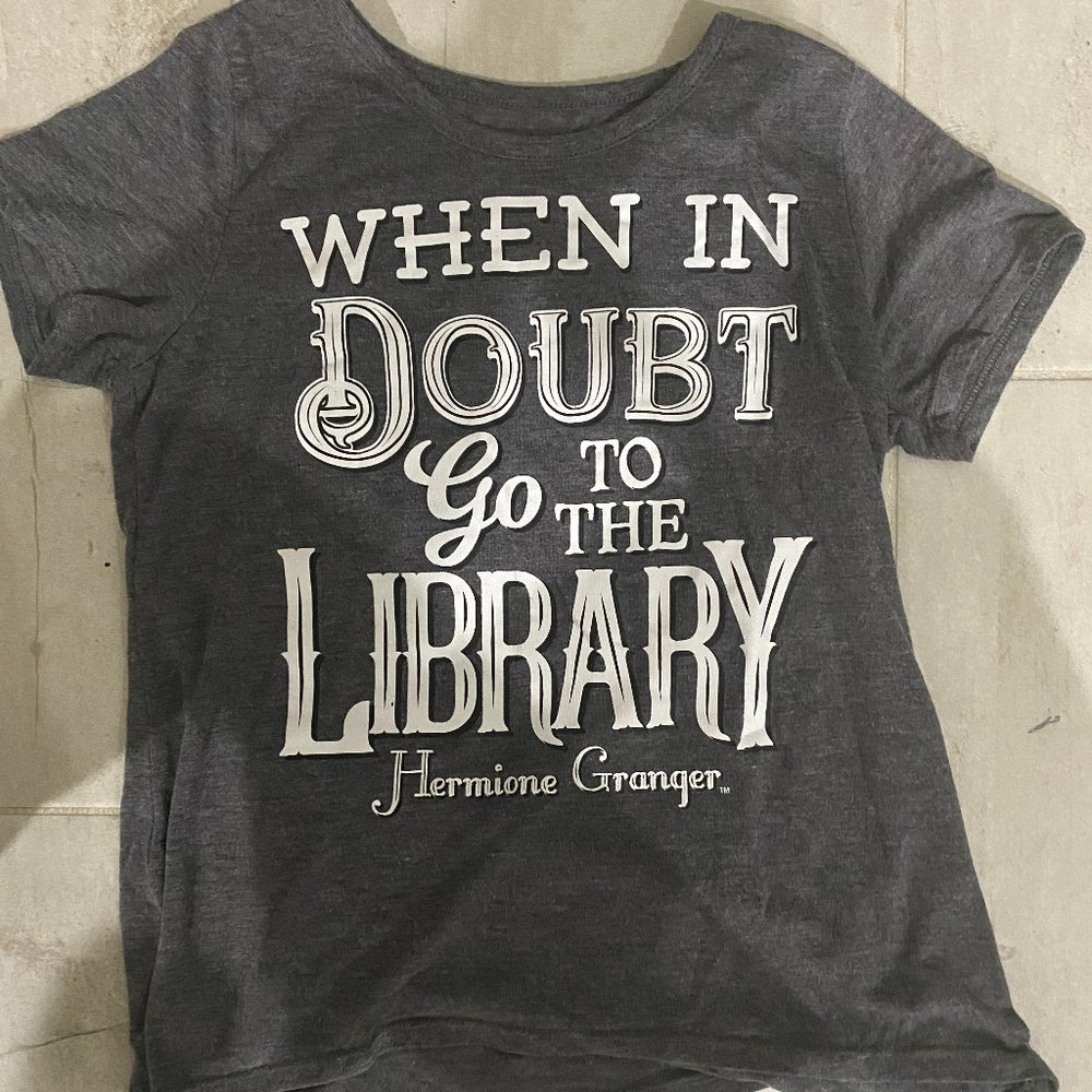 Harry Potter Hermione Granger "Library" Graphic Tee | girls 14